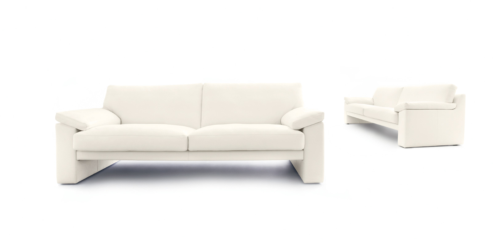 CL600 with white leather and armrest cushion
